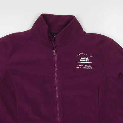 Kiwi Womens Purple Jacket Size XL Zip - Lake Tekapo