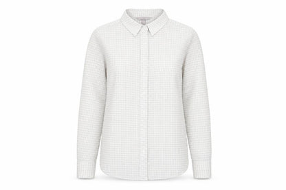 Womens UK Size 8 H&M Grey Basic Button-Up
