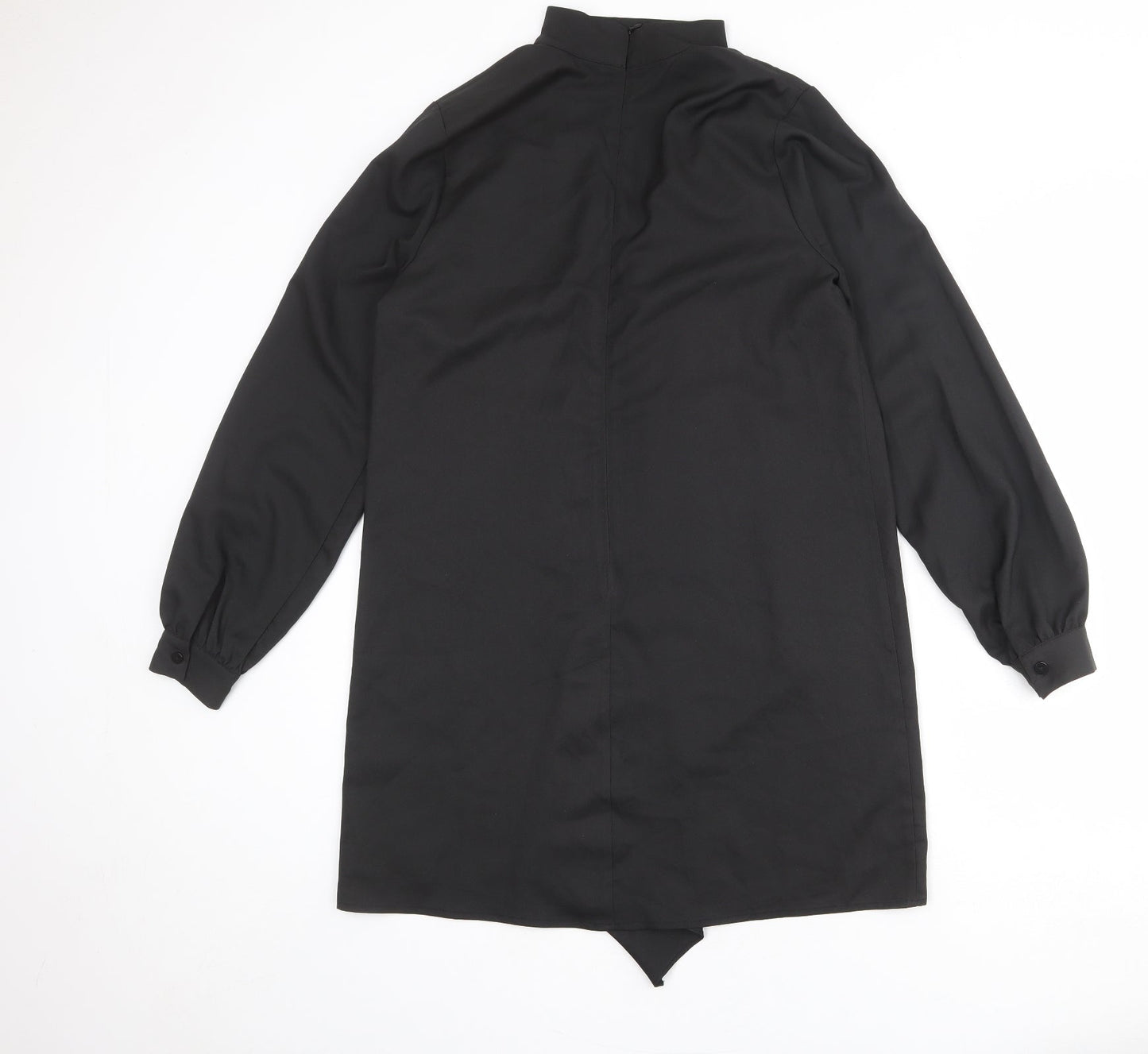 Glamorous Womens Black Polyester A-Line Size 10 Halter Zip