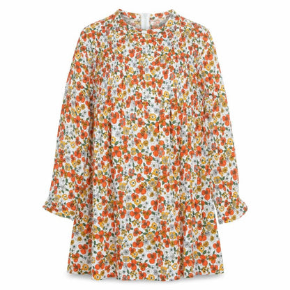ASOS Womens Multicoloured Floral Viscose A-Line Size 8 Mock Neck Zip