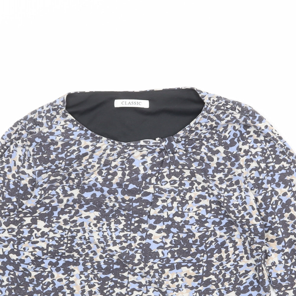 Womens UK Size 10 Classic Multicoloured Basic T-Shirt