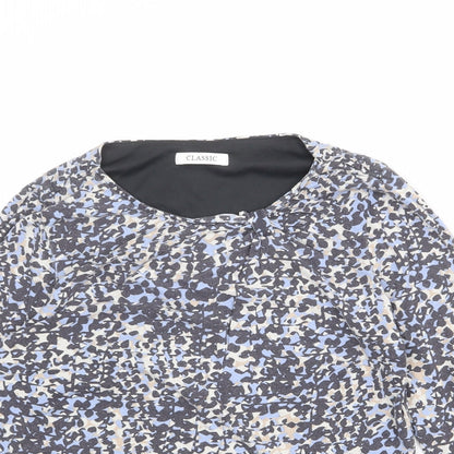 Womens UK Size 10 Classic Multicoloured Basic T-Shirt