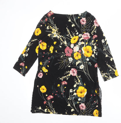 Womens UK Size 10 Marks and Spencer Black Tunic Blouse