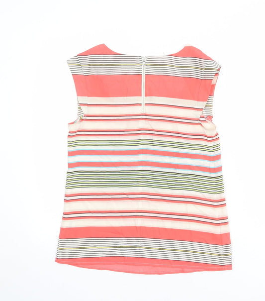 Womens UK Size XS Oasis Multicoloured Basic Blouse