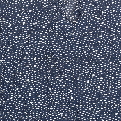Womens UK Size 12 La Redoute Blue Basic Blouse