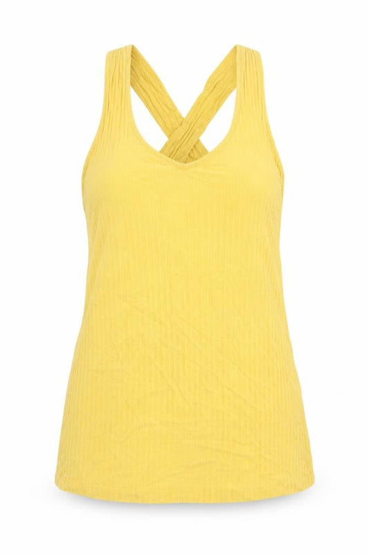 Womens UK Size 12 Great Plains Yellow Basic Tank