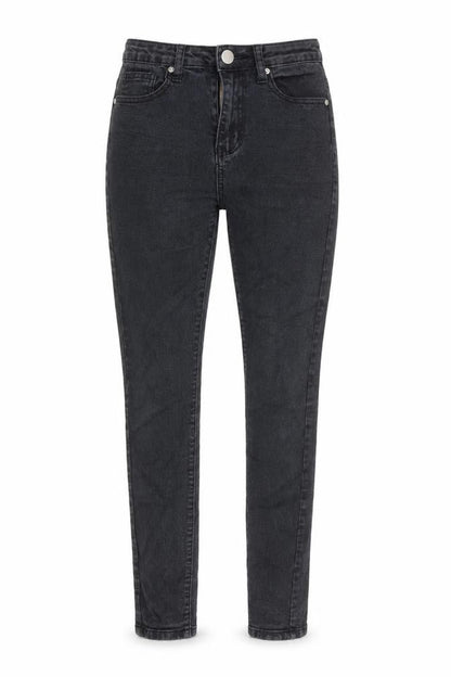 Womens UK Size 6 Boohoo Regular Fit Skinny Grey Jeans
