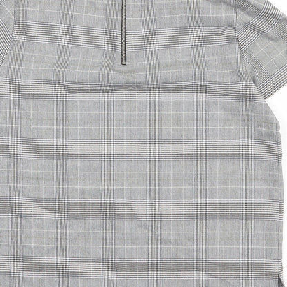 Womens UK Size S Zara Multicoloured Basic T-Shirt