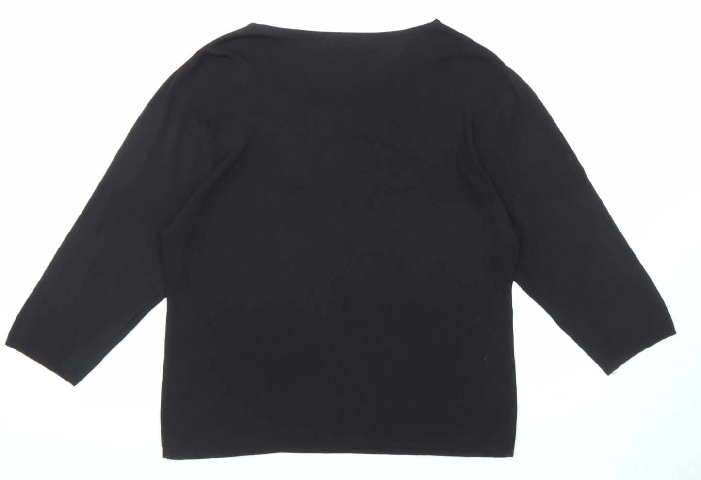 Womens UK Size XL After Dark Black Pullover Jumper