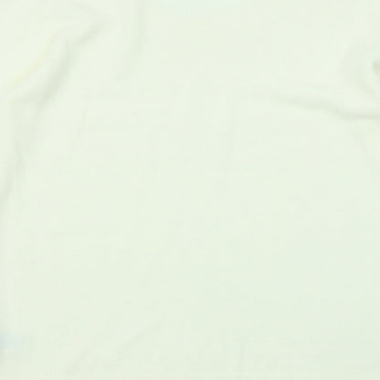 Marks and Spencer Womens Ivory Round Neck Acrylic Pullover Jumper Size 12