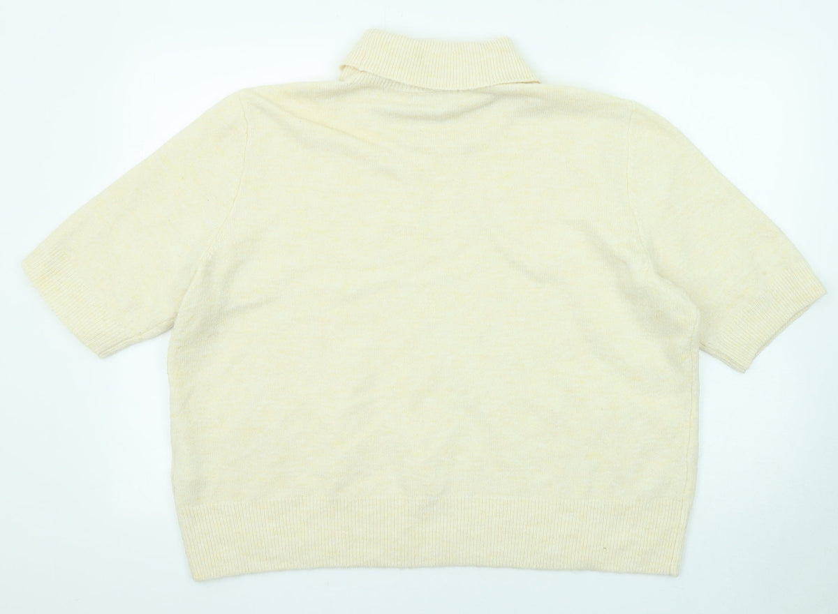Womens UK Size XL H&M Beige Pullover Jumper