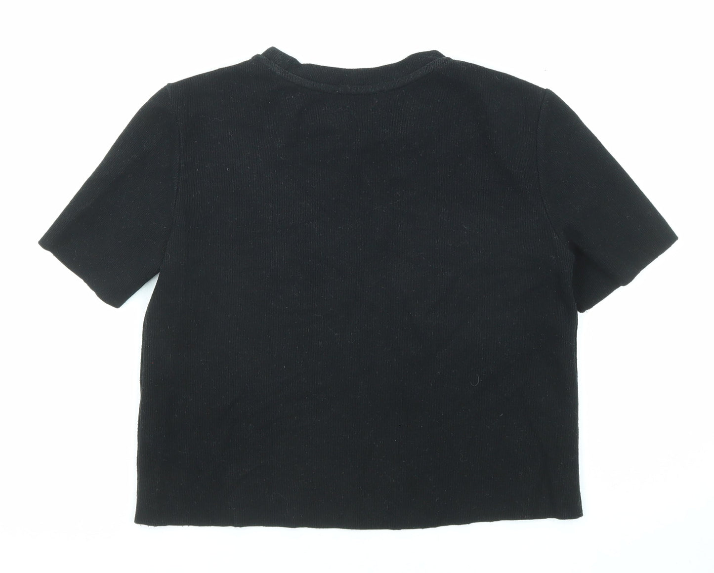Womens UK Size S Zara Black Pullover Jumper