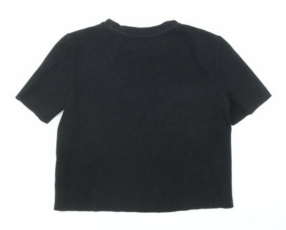 Womens UK Size S Zara Black Pullover Jumper