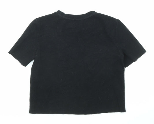 Womens UK Size S Zara Black Pullover Jumper