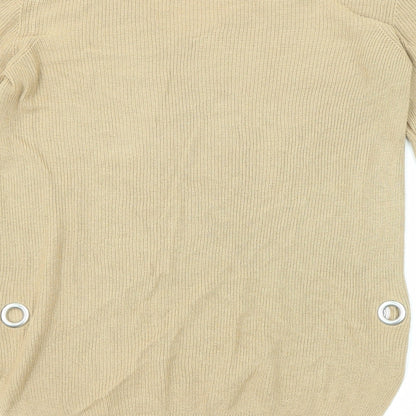 Womens UK Size 10 NEXT Beige Pullover Jumper