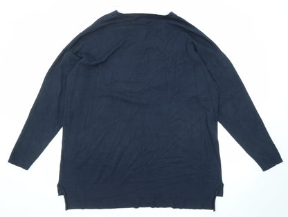 Womens UK Size XL Amara Reya Blue Pullover Jumper