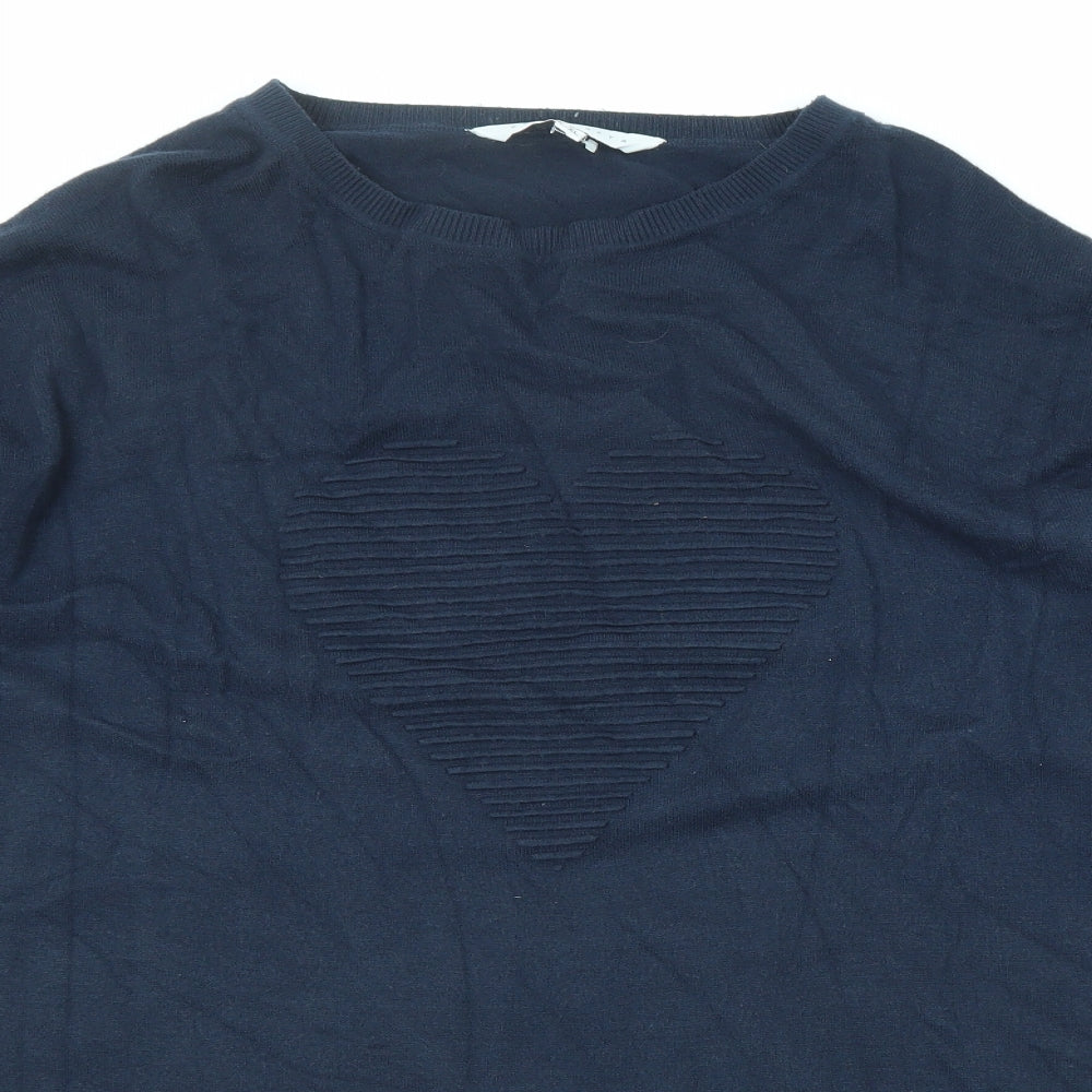 Womens UK Size XL Amara Reya Blue Pullover Jumper