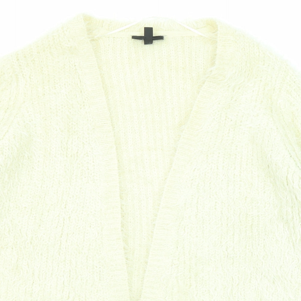 Womens UK Size 12 Topshop Beige Cardigan Jumper