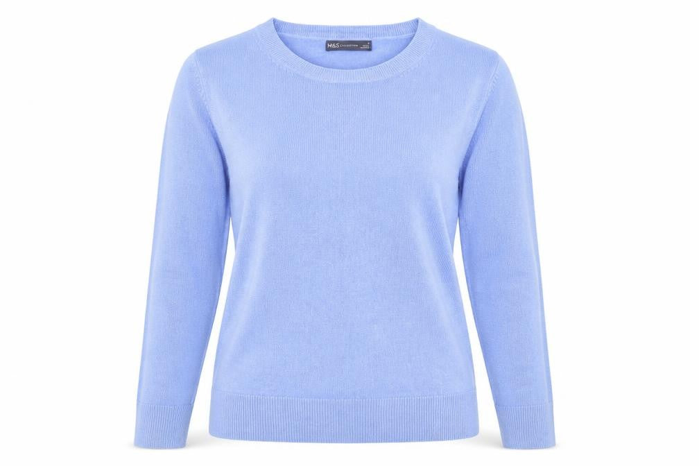 Womens UK Size 6 Marks and Spencer Purple Pullover Jumper