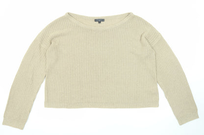 Womens UK Size 22 Missguided Beige Pullover Jumper