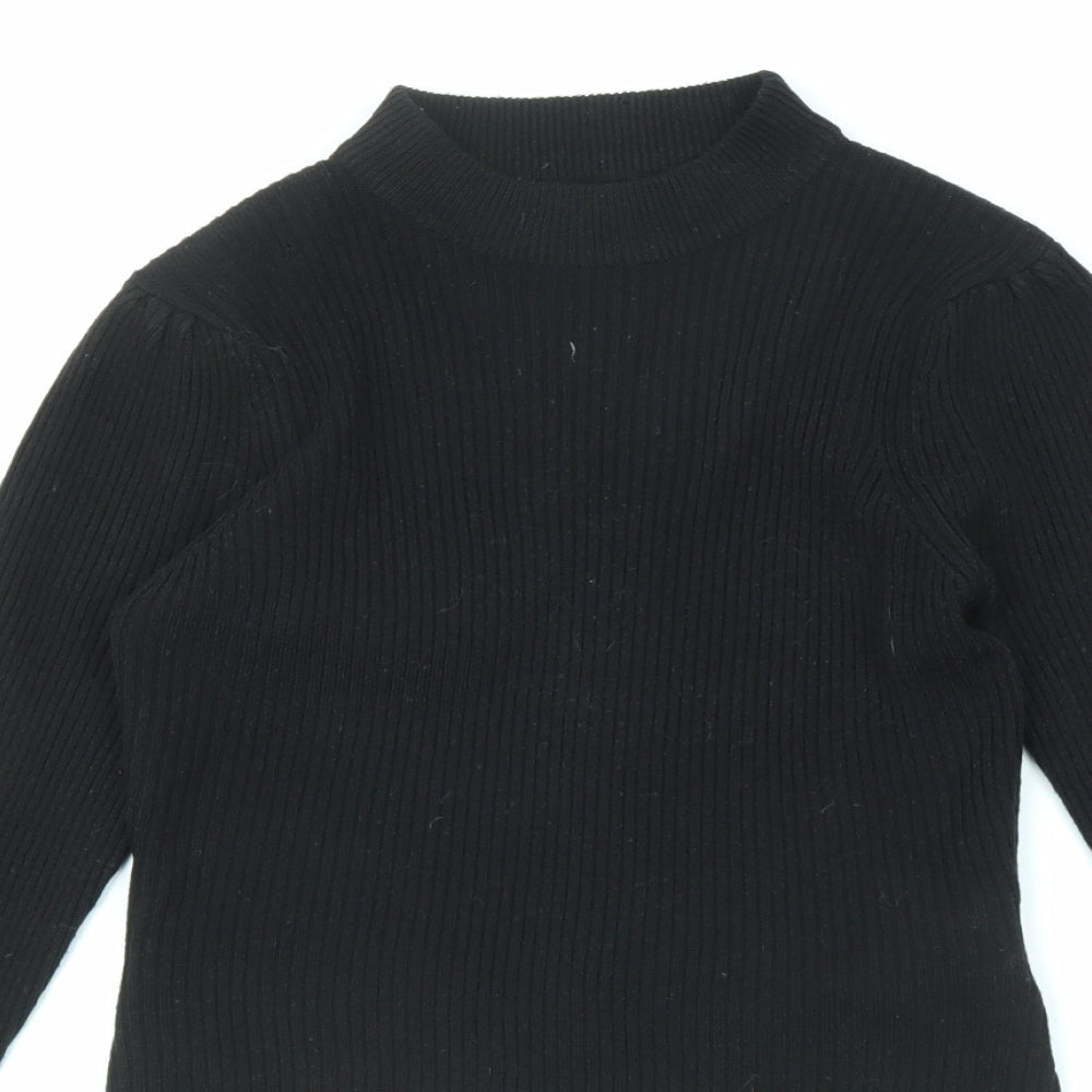 Womens UK Size M Brave Soul Black Pullover Jumper
