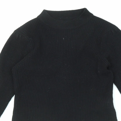Womens UK Size M Brave Soul Black Pullover Jumper
