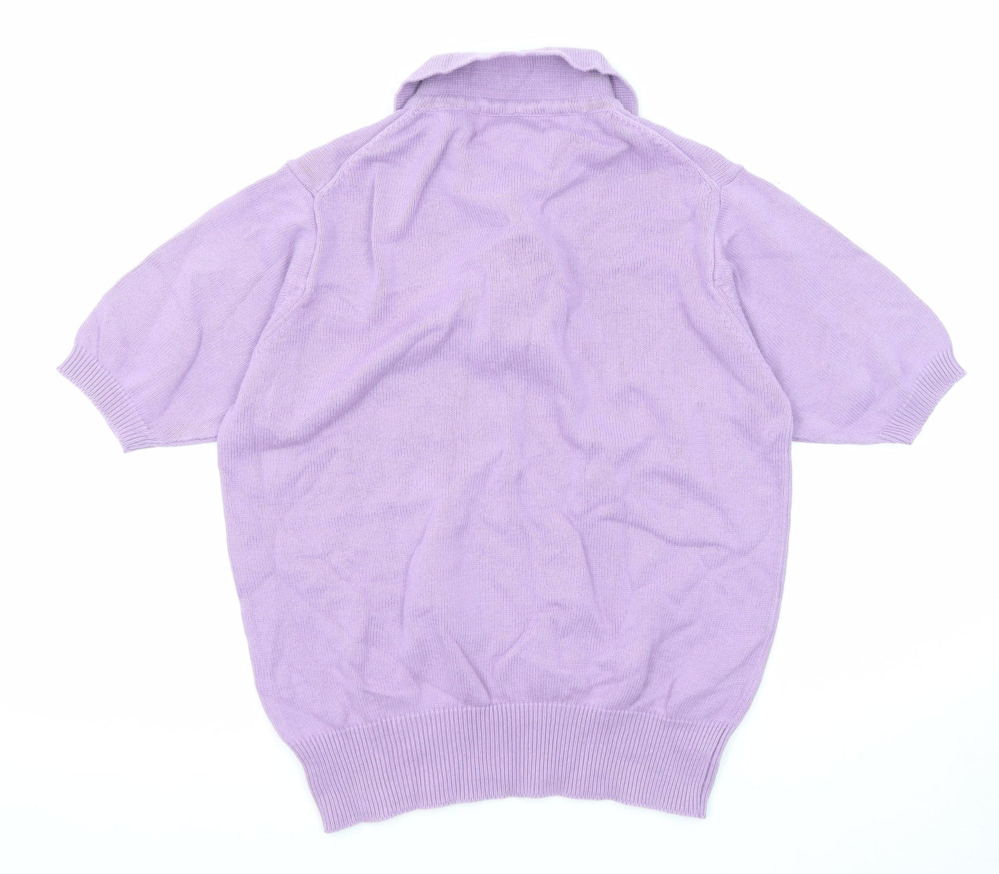 Womens UK Size S Country Collection Purple Pullover Jumper