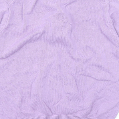 Womens UK Size S Country Collection Purple Pullover Jumper