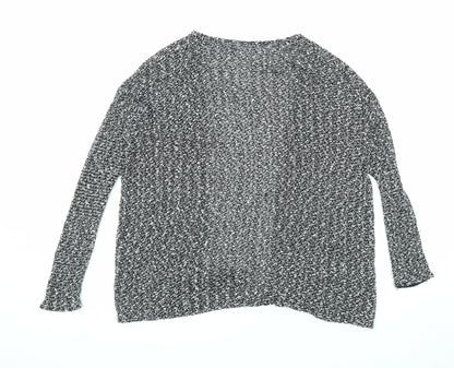 Womens UK Size S Divided by H&M Black Cardigan Jumper
