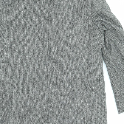 Mens UK Size XL Marks and Spencer Grey Overcoat