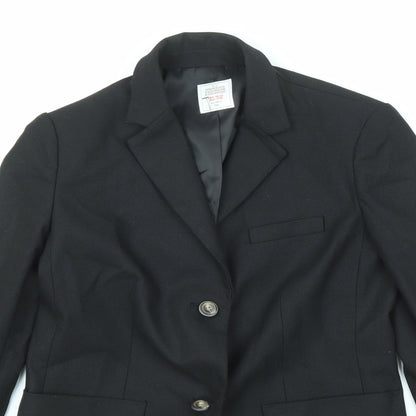 Gap Womens Black Polyester Jacket Blazer Size 4