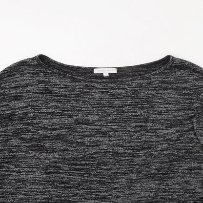 Womens UK Size 14 Deane & White Black Basic T-Shirt