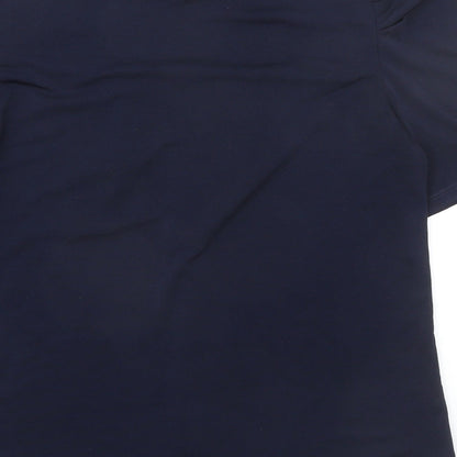 Womens UK Size S Adrianna Papell Blue Basic Blouse