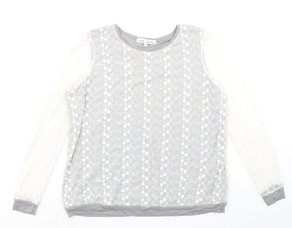 Womens UK Size 20 NEXT Grey Basic Blouse