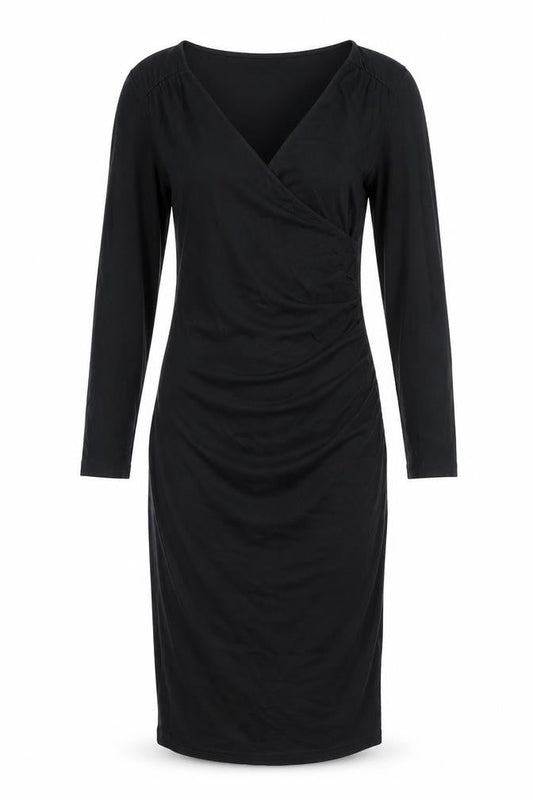 Body Flirt Womens Black Viscose Bodycon Size XS Round Neck