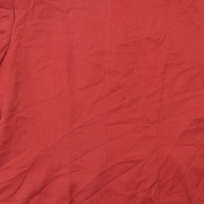 Principles Womens Red Jacket Blazer Size 16 Button