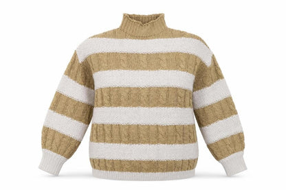 Womens UK Size XS PRETTYLITTLETHING Beige Pullover Jumper