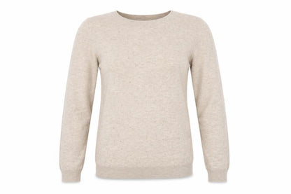 Womens UK Size S Mango Beige Pullover Jumper