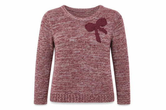 Womens UK Size 10 Cotton Traders Pink Pullover Jumper