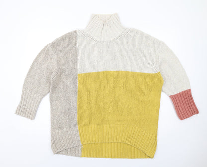 Womens UK Size M Marks and Spencer Multicoloured Pullover Jumper