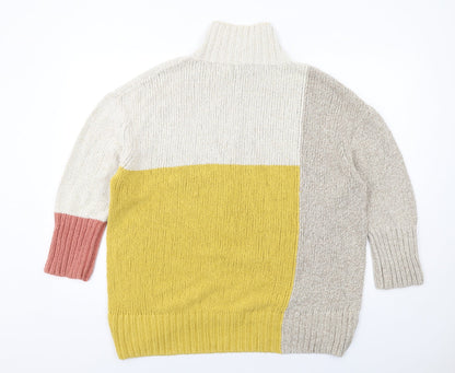 Womens UK Size M Marks and Spencer Multicoloured Pullover Jumper