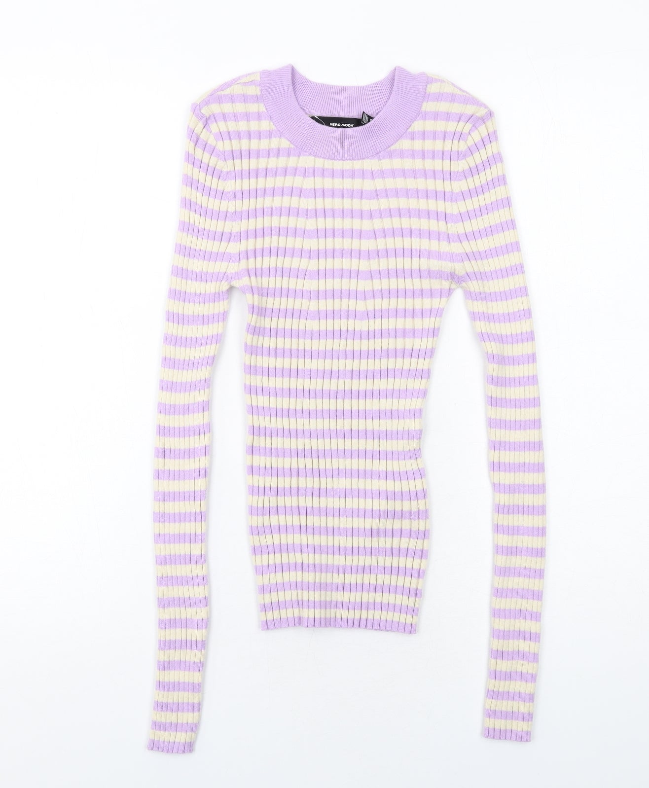 Womens UK Size M VERO MODA Purple Pullover Jumper