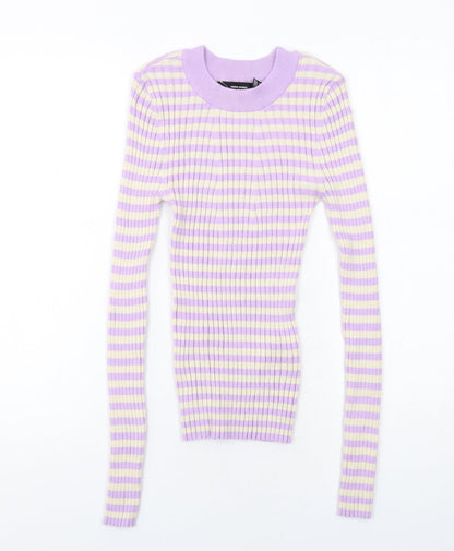 Womens UK Size M VERO MODA Purple Pullover Jumper