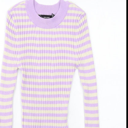 Womens UK Size M VERO MODA Purple Pullover Jumper