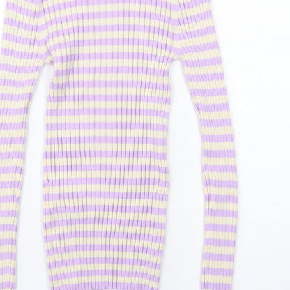 Womens UK Size M VERO MODA Purple Pullover Jumper