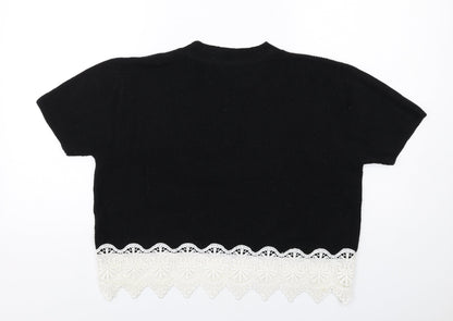 Womens UK Size 12 Stella Morgan Black Pullover Jumper