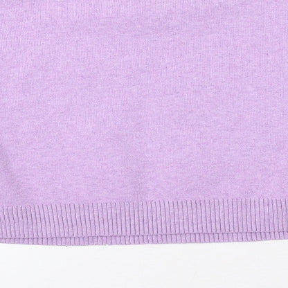 Womens UK Size S Bershka Purple Pullover Jumper