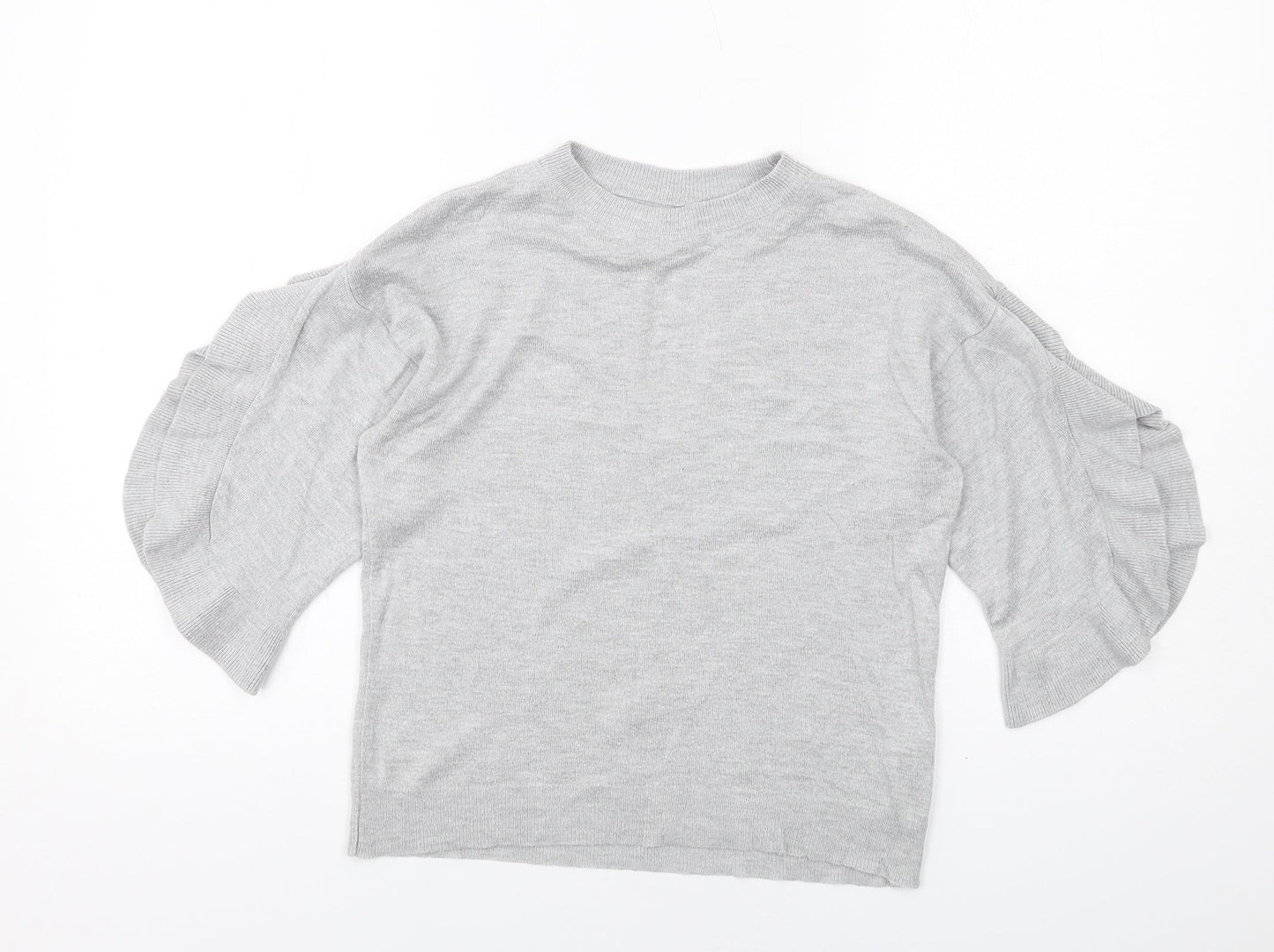 Womens UK Size 8 Miss Selfridge Grey Pullover Jumper