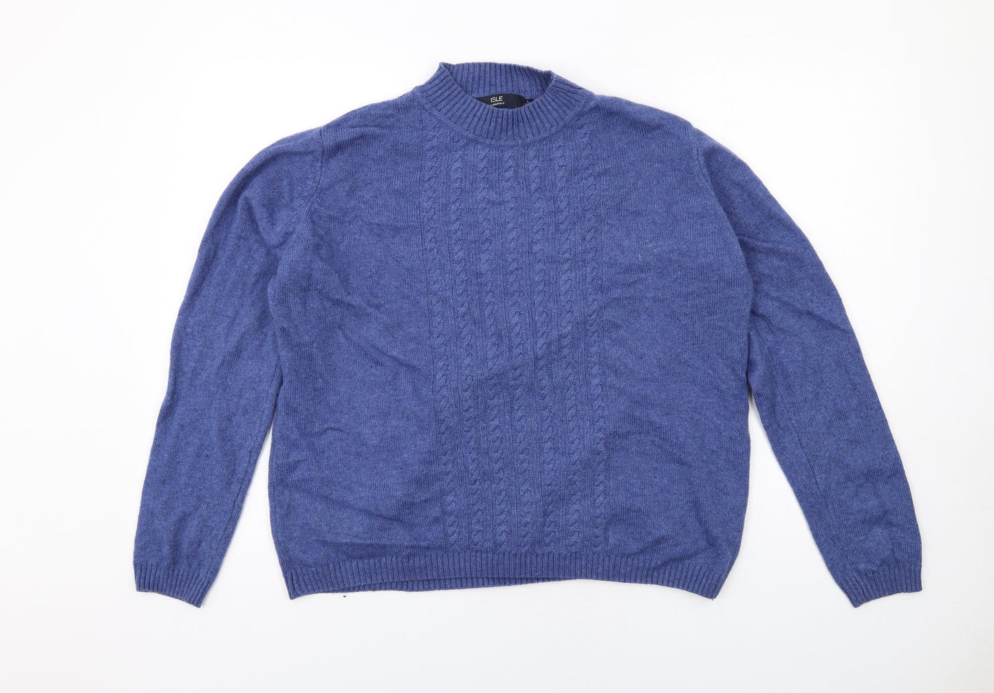 Womens UK Size 18 EWM Blue Pullover Jumper