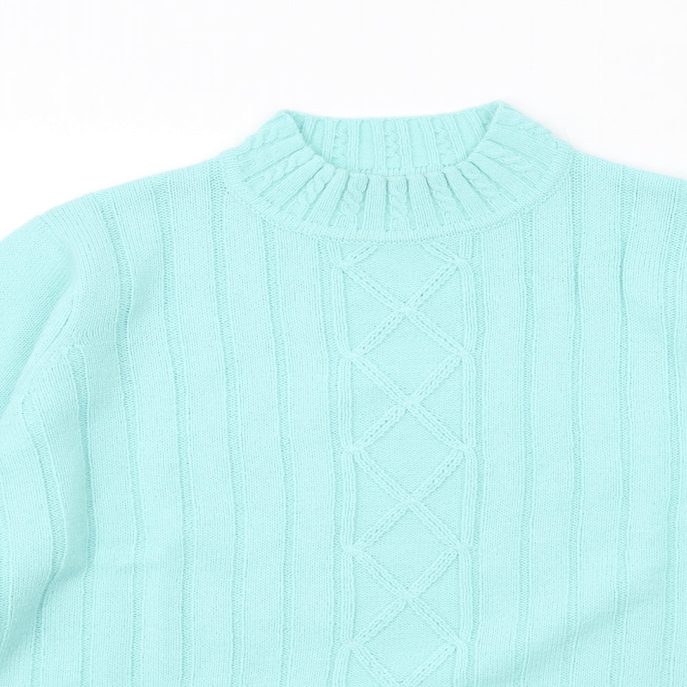 Womens UK Size 14 EWM Blue Pullover Jumper